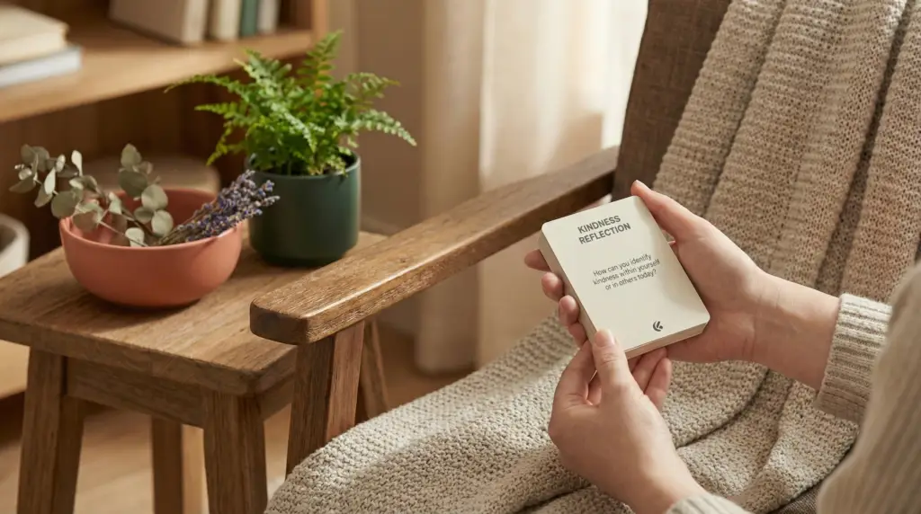 Prompt cards in situ